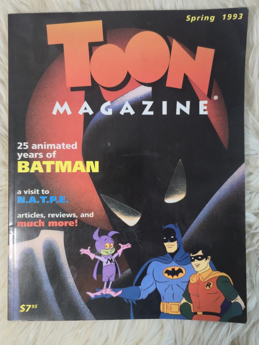 Vintage 1993 Toon Magazine Batman Animated Series Collector Magazine Spring 1993